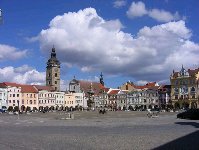Přemysl Otakar II Square in České Budějovice