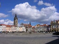 Přemysl Otakar II Square in České Budějovice Přemysl Otakar II Square in České Budějovice